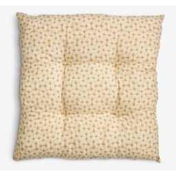 Jastuk za stolicu 40x40x8 bela kafa/petrolej