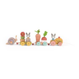 Igračka na povlačenje vozić - Trois Petits Lapins