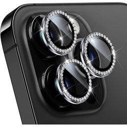 Zastita za kameru Diamond za iPhone 16 Pro Max 6.9 crna