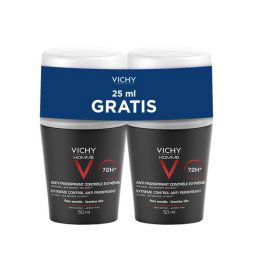VICHY HOMME ROLL-ON 72H PROMO 2X50ML