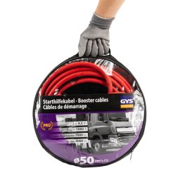 Prof. kabel za startovanje „Silikonski“ 50mm2 – 4,5m, 1000A