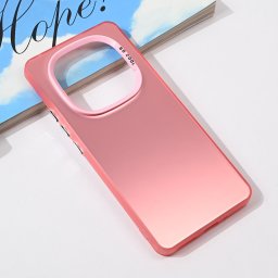 Torbica Clear za Xiaomi Redmi Note 14 Pro 5G roze
