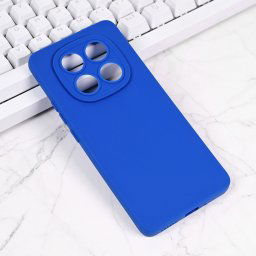 Torbica Silikon Pro Camera za Xiaomi Note 14 Pro Plus plava