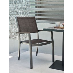 Baštenska stolica Moderno siva