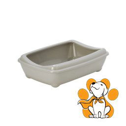 Moderna Arist-O-Tray + Rim Medium Warm Gray, Otvoreni Toalet Sa Ramom, Sivi