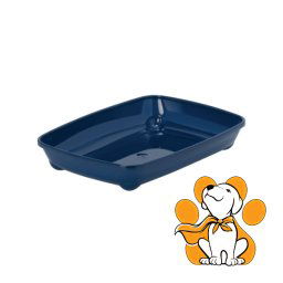 Moderna Arist-O-Tray Small Blue Berry, Otvoreni Toalet Za Mačke Bez Rama, Plavi