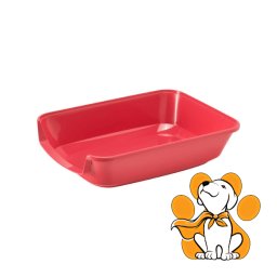 Moderna Maryloo Tray Small Spicy Coral, Toalet Za Mačiće, Crveni