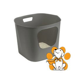 Moderna Lotus Grey, Otvoreni Toalet Za Mačke