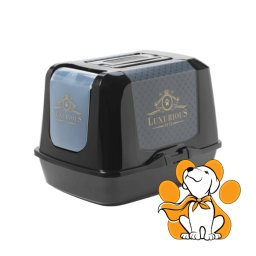 Moderna Trendy Cat Jumbo Luxurious Black, Toalet Za Mačke
