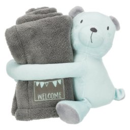 Trixie: Set za štence ćebe i igračka Junior Cuddly Bear Set