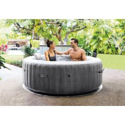 Intex 77in x 28in purespa greywood deluxe set ( 28440 )