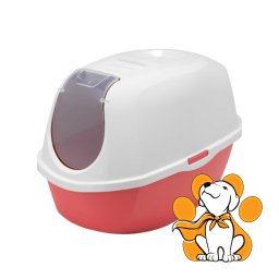 Moderna Smart Cat Spicy Coral, Zatvoreni Toalet Za Mačke, Crveni