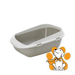 Moderna Mega Step Comfy Tray + Rim Warm Gray, Otvoreni Toalet Sa Ramom