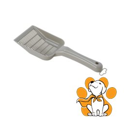Moderna Scoop Small Grid Warm Gray, Siva Lopatica Za Čišćenje Posipa