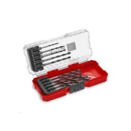 Einhell S-Case 10 kom Set burgija za drvo, C 45, prihvat E6.3 - 1/4", 3 - 8 mm ( 49108733 )