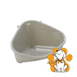 Moderna Pet's Corner Large Warm Gray, Ugaoni Toalet Za Mačke