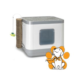 Moderna Cat Concept Toalet Za Mačke Sa Podlogom i Grebalicom