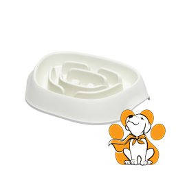 Moderna Slomo Soft White 950ml, Činija Za Pse Sa Sporim Protokom Hrane