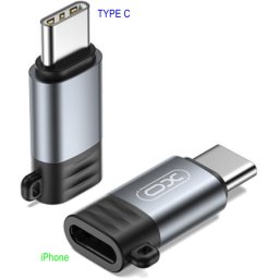 Adapter iPhone Lightening 8 pin ženski na TYPE C muški, Gembird XO NB263A