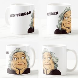 Keramicka šolja Betty Friedan