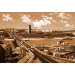 Stari Beograd, brankov most 1960., uramljena slika 30x40cm, 40x50cm i 50x70cm