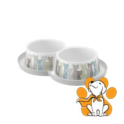 Moderna Double Trendy Dinner Small Maasai 2x350ml, Činija Za Mačke