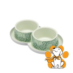 Moderna Double Trendy Dinner Small Eden 2x350ml, Posuda Za Pse i Mačke