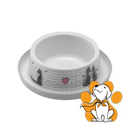 Moderna Trendy Dinner Small Cats in Love Grey White 350ml, Činija Za Mačke