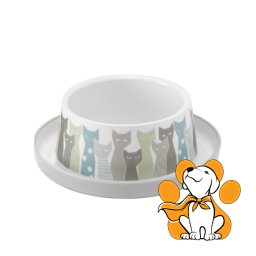 Moderna Trendy Dinner Small Maasai Grey White 350ml, Posuda Za Mačke