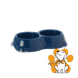 Moderna Double Smarty Bowl Small Blue Berry 2x330ml, Dupla Činija Za Pse i Mačke