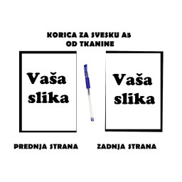 Korica za svesku A5 od tkanine po narudžbini