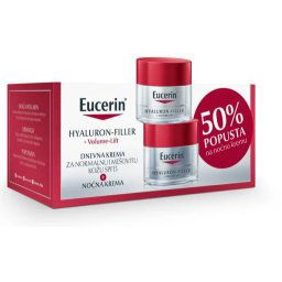 Eucerin Box Hyaluron-Filler Volume Lift Dnevna krema za normalnu i mešovitu kožu+Noćna krema sa 50% popusta