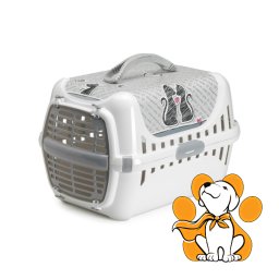 Moderna Trendy Runner Cats in Love, Transporter Za Mačke Sa Plastičnim Vratima