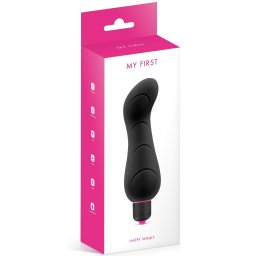 Klitoralni silikonski vibrator My First Happy Wink Black