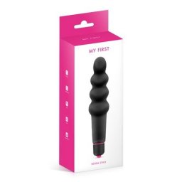Analni silikonski vibrator My First Boom Stick Black