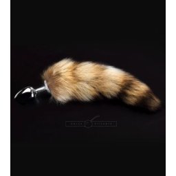 Metalni analni plug sa Repom Striped Tail