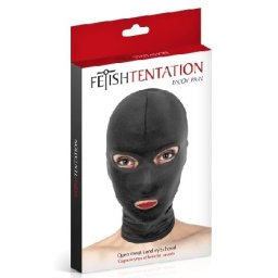 Fetish kapuljača spandex Spandex Hood – Open Eyes & Mouth