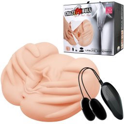 Realistična vibro vagina Crazy Bull Open Hand