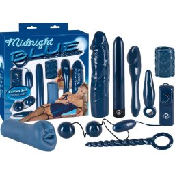 Komplet ljubavnih igračaka Midnight Blue Set