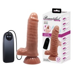 Vibrator sa pokretljivom kožicom Madox Latino 18,5 cm