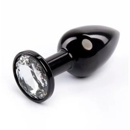 Metalni analni plug Crni Veličina S
