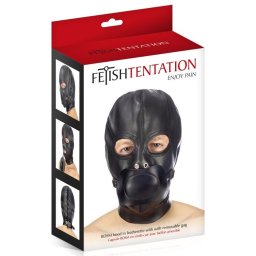 Fetish kapuljača sa poklopcem za usta Tentation