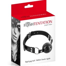 Kugla za usta sa rupicama crna Black Ball Gag