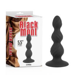 Analni plug od silikona Black Mont 14 cm