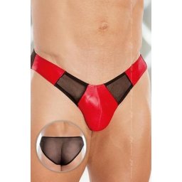 Crveno-crne slip gaće Thong 4466 Red