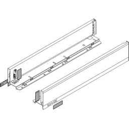 LegraBox Stranica M Orion Grey L-300mm - 770M3002S ( 421-820 )