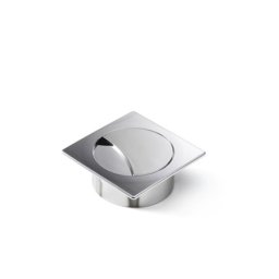 Rozetna za kablove 905Q 74x74 H=26, Metallizzato Hrom ( 608-034 )