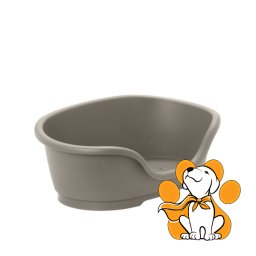 Moderna Domus Small Warm Gray 50cm, Plastična Ležaljka Za Pse i Mačke