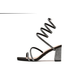 ŽENSKE SANDALE ŠTIKLA- LS242544BLK