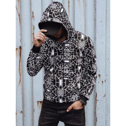 Bluza męska z kapturem czarna Dstreet